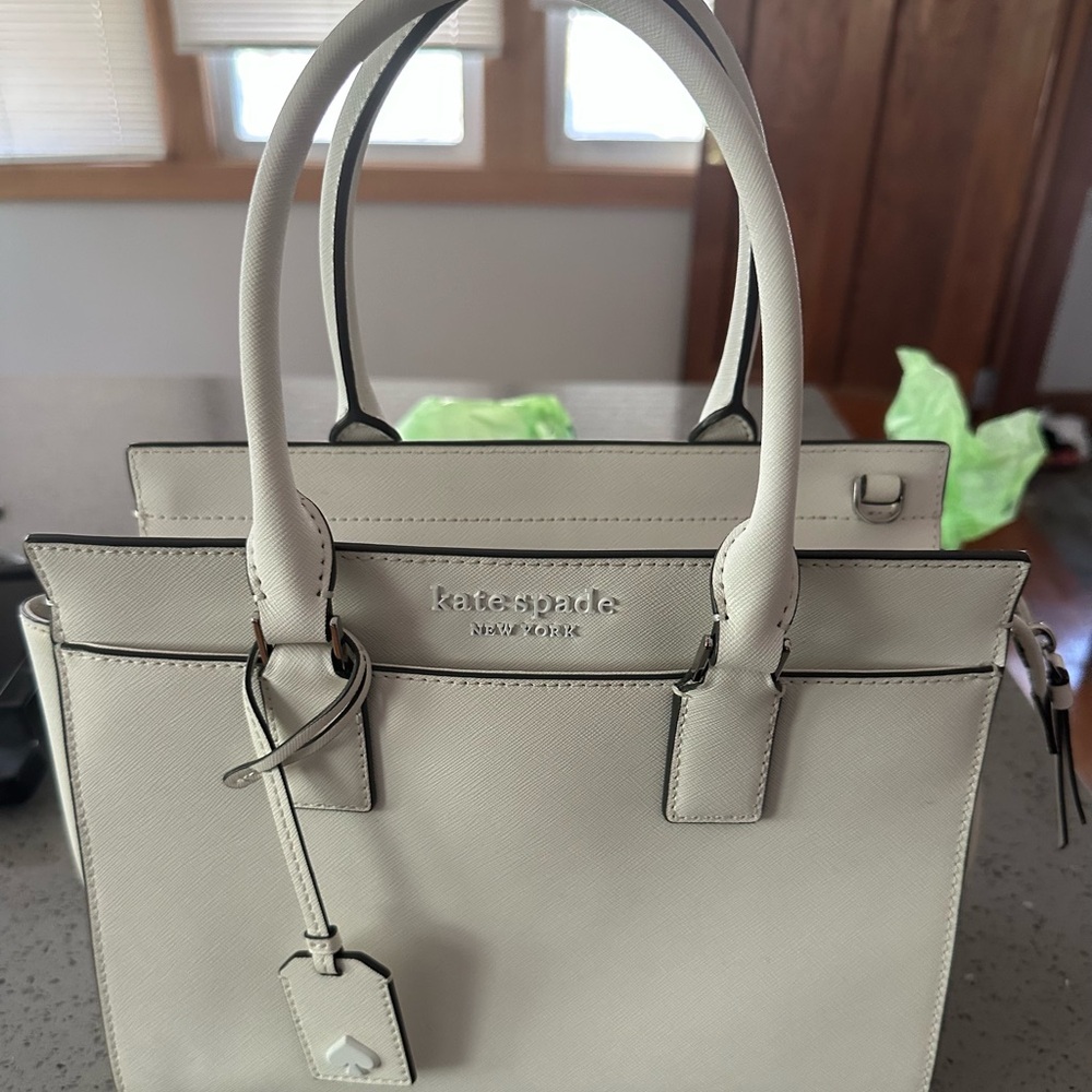 Kate Spade Cream Satchel Bag